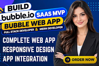 build no code bubble io saas mvp bubble web app bubble mvp saas developer app