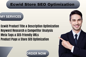 optimize ecwid product SEO product listings and google rankings