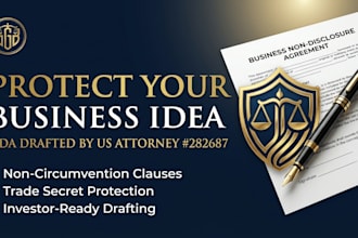 draft a US attorney nda to protect your business idea and pitch
