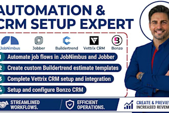automate jobnimbus jobber buildertrend estimate template vettrix crm bonzo setup