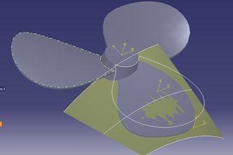model a piece on a cad software