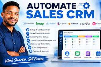automate salesmate keap nimble capsule nutshell creatio and copper CRM