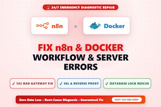 fix n8n workflow errors, docker, ssl, and webhook issues