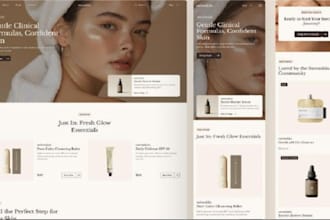 develop an ai skincare app, salon booking app, and skincare website