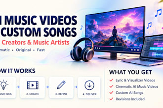 create ai music videos and custom ai songs for creators and artists