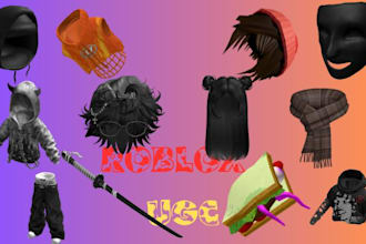 create custom roblox 3d models and game asset