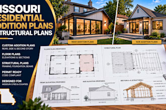 draw architectural  structural plans for house renovation