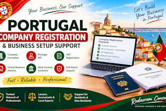 portugal company registration portugal nif and bank account