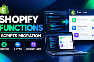 migrate shopify scripts to shopify functions and fix discount issues