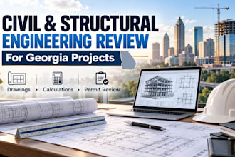 do civil and structural engineering review for georgia