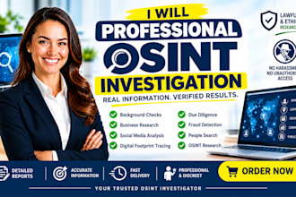 be osint private investigator for background checks and digital footprint