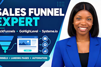 be your clickfunnel, gohighlevel and systeme io sales funnel automation expert