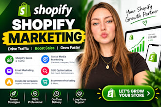 promote shopify store boost shopify sales shopify traffic ecommerce marketing