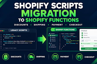 migrate shopify scripts to shopify functions and checkout customization