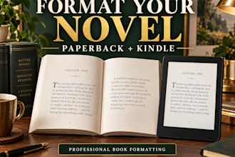 format your novel for paperback and kindle