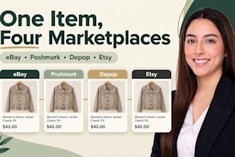 crosslist your products on ebay, poshmark, depop and etsy