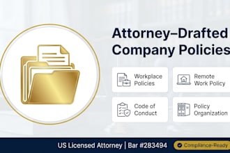 draft legally compliant workplace policies and procedures