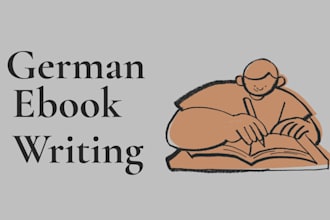 do german book proofreading, fiction book editing memoir
