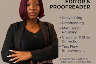 proofread and polish your text