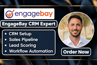 setup engagebay crm sales pipeline lead scoring engagebay workflow automation