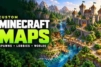 build a custom minecraft map for your server or world