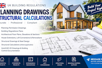 uk building regulations planning drawings structural calculations