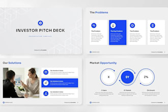 redesign powerpoint, presentation redesign, and investor pitch deck design, PPT