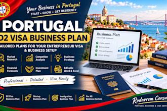 portugal d2 visa business plan with financial projections