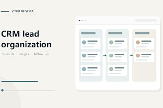organize your leads in rd station or kommo CRM