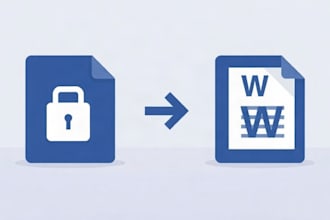 convert your PDF to an editable word document with manual formatting check