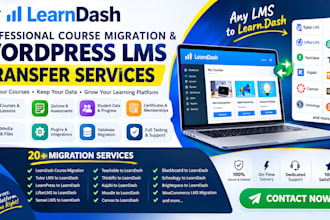 do learndash course migration wordpress lms migration student data migration