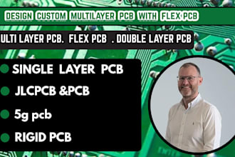 provide fpc, flexible ,rigid flex pcb, schematic, footprint and gerber files