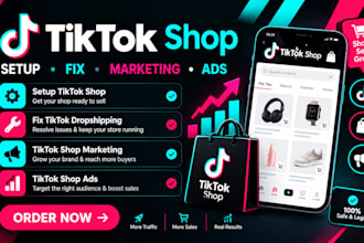 setup tik tok shop fix tiktok dropshipping tiktok shop marketing tiktok shop ads