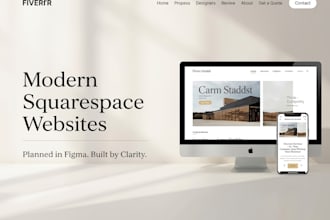 build squarespace store, design or redesign squarespace website