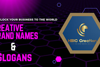 create catchy business names and slogans