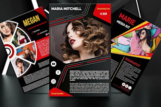 epk design clickable electronic press kit for musicians djs bands artists