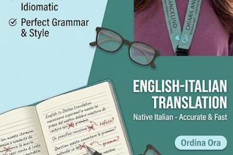 translate and proofread your texts from english to italian