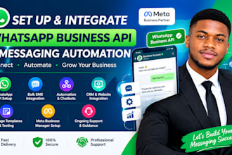 set up whatsapp business API and messaging automation