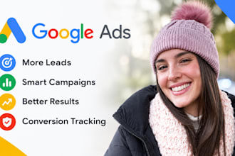 setup google ads manage PPC campaigns lead generation conversion tracking expert