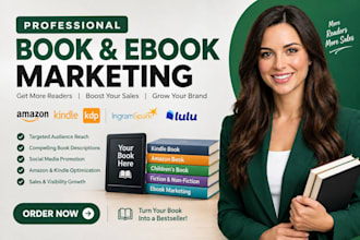promote and advertise free kindle ebook, amazon,  or book at website