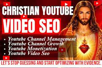 usa youtube channel SEO christian gospel music channel video, channel management