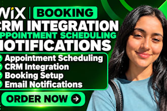 setup wix booking crm integration appointment scheduling notifications