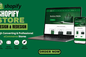 design a shopify store or shopify website
