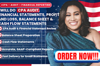do CPA audit financial statements profit and loss balance sheets and cashflow