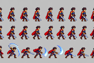pixel art sprite sheet animation pixel art character animation game art