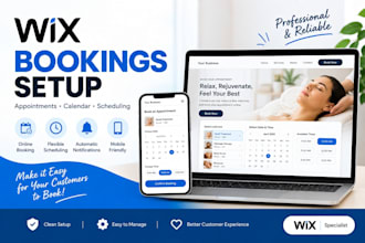 set up wix bookings, appointment and online scheduling