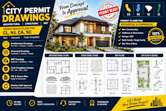 do city permit for cl, nj, ca, sc, for permit plan
