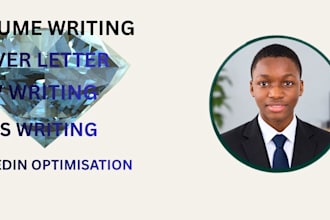 write or improve your professional resume and CV