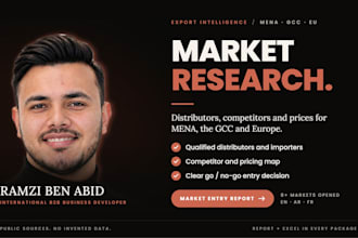 find distributors and analyze your export market