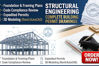 provide structural engineering and building permit drawings in texas